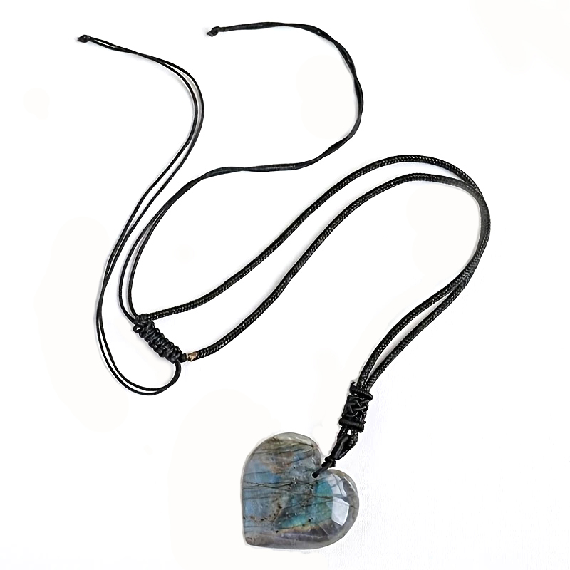 Дамско колие Labradorite Heart